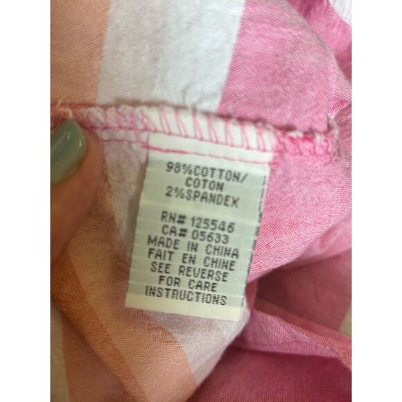 Habitat pink/white tunic, XL, coastal, relaxed, lagom, soft minimalism - Picture 6 of 6